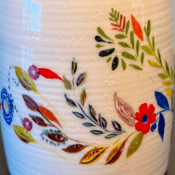 Anthropologie STARLA M HALFMANN  Letter “J”  Initial Monogram Mug Petal Palette - Picture 10 of 15